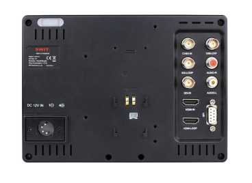 S-1071H+ 7" 3GSDI/HDMI/CVBS, 1024x600 including hood, coldshoe stand, LCD protector,  without battery plate